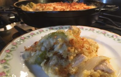 Chicken Cordon bleu casserole
