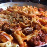 Pasta and Rose Sauce